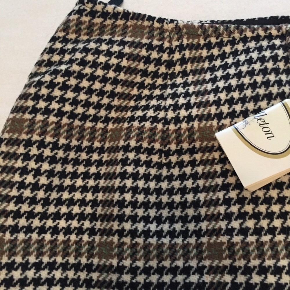 NWT Pendleton Wool  Lined Skirt size 10